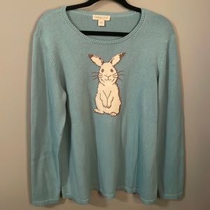New without tags Coldwater Creek Bunny Sweater L